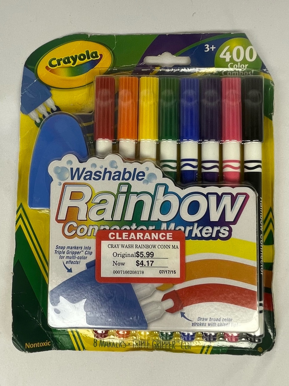Crayola Rainbow Connector Markers - Blue, Green, Yellow, Red, Purple